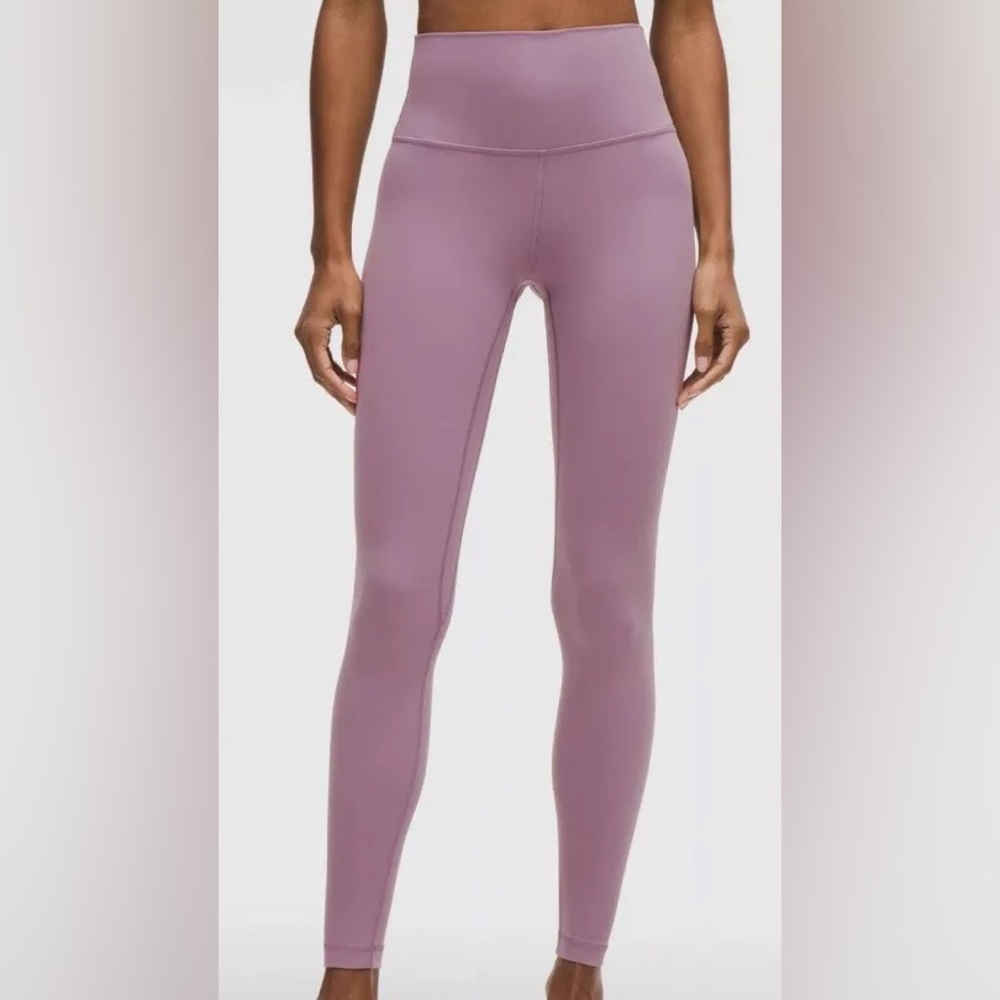 lululemon Align High-Rise Pant 25” Dusty Mauve Purple size 10 brand new with tag